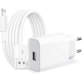 Resim Deji By Woyax Iphone Şarj Aleti 5 5s 6 6s 7 7 Plus Se 10w Lightning Adaptör Set 