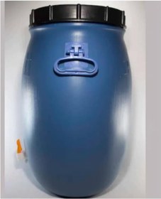 Resim Şen Plastik Musluklu Yağ Varili Bidonu Mavi 60 L Mavi 