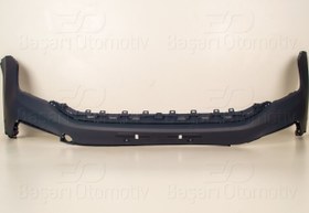Resim Volkswagen Tiguan R-Line 2022 ve Sonrası Ön Üst Tampon (İki Sensörlü, Astarlı) 
