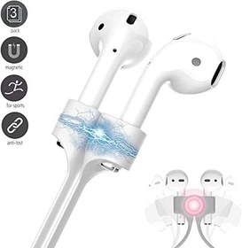 Resim Boyun Askı ipi Tutucu Silikon ip Basic Beyaz Apple Airpods 1 2 Airpods 3 Airpods Pro ile Uyumlu ürün 