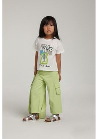 Resim Xo Kids Kız Çocuk Pantolon 1-4 Yaş 2513 Yeşil 