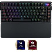 Resim Asus M704 ROG AZOTH X %75 NX SNOW/PBT/TR PBT Türkçe Kablosuz Gaming Klayve 