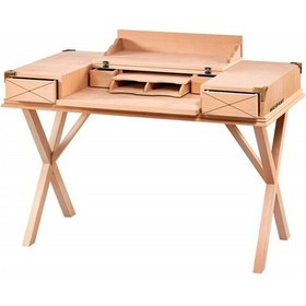 Resim Masifart Merda Antik 125 Cm Çalışma Masası Cilasız Ham Ahşap 