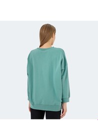 Resim Slazenger VIKENTI SW Oversize Kadın Cepli Oversıze Yeşil Sweatshirt 