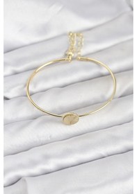 Resim Gold Renk Pirinç Model Kadın Bileklik Diğer 