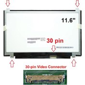 Resim Acer Uyumlu Aspire V5-123 Ekran Lcd Ekran 11.6 Slim 30 Pin 