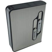Resim Kişiye Özel Usb Şarjlı Sigara Çıkaran Tabaka Çakmaklı Tabaka 