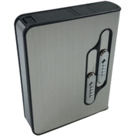 Resim Kişiye Özel Usb Şarjlı Sigara Çıkaran Tabaka Çakmaklı Tabaka 