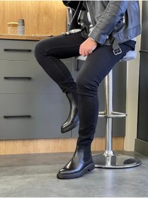 Resim Serhat Özköroğlu LFR-5455 DERI MERDANE BOT Siyah 