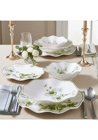 Resim Güral Porselen Nesrin 24 Parça Yemek Seti 1891 Yeşil Yeşil 