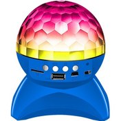 Resim Honmex L-740 Mavi Bluetooth Hoparlör - 360 Renkli Led Işık, Usb/tf Kart Destekli, Ev/parti Kullanıma Uygun, Derin Taban Ve Yüksek Ses 