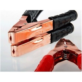 Resim 500 AMP Güç Şarj Akü Araba Takviye Başlangıç Bağlantı Kablosu Güç 