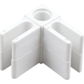 Resim Köse Alüminyum 20X40 Sineklik Köşe Takozu (90 Derece) ( 4 Adet) 