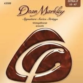 Resim Dean Markley 2008 10-47 Bronze Extra Light Akustik Gitar Teli 