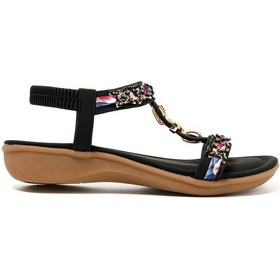 Resim Guja Sandalet Kadın 25y150-11 Sy Guja Siyah Siyah 