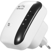 Resim Maiyame 300m Wifi Sinyal Güçlendirici Kablosuz Menzil Genişletici 2 Dahili Antenli Ev/ofis Beyaz Eu Fiş 