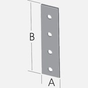 Resim Ermo Inox Düz Gönye 