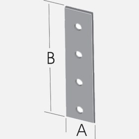 Resim Ermo Inox Düz Gönye 