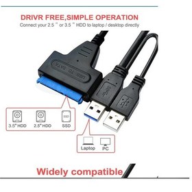 Resim USB Sata Adaptör Adaptör Girişli 