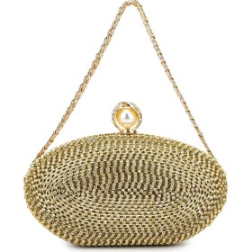 Resim Tamer Tanca Kadın Suni Deri Altın Abiye Çanta 1083 003-2 Bn Cnt Y26 L.gold 