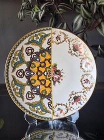 Resim Konyax Verde 1 Kişilik Servis Tabağı Çok Renkli 