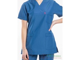 Resim Cici Forma Zarf Yaka Petrol Mavisi Takım 