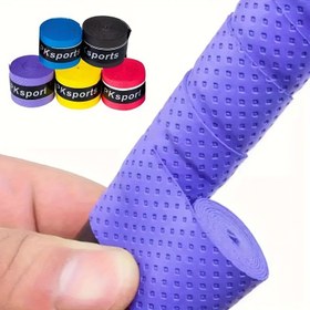 Resim Çoklu Spor Teri Emici Tutma Bandı - Kaymaz Dayanıklı PU Malzeme, Badminton Raketleri, Balıkçılık Çubukları, Tenis ve Ping Pong Paddles, Tenis Aksesuarları için Uygun 