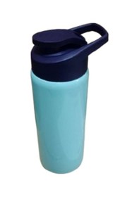 Resim 600 Ml Paslanmaz Çelik Spor Kapak Su Matarası Okul Outdoor Bpa İçermez - Turkuaz Turkuaz 