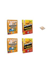 Resim Lgs 8. Sınıf Matematik Ve Fen Bilimleri Jett Fasiküller Ve Soru Bankası 4lü Set 