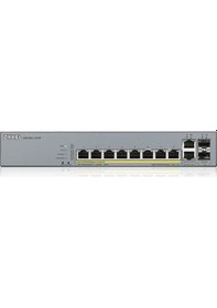 Resim Zyxel GS1350-12HP 12 PORT YÖNETİLEBİLİR POE SWITCH (130 WATT) 