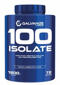 Resim Galvanize Nutrition 100 Isolate Protein 72 Servis Belçika Çikolatası Çikolata 