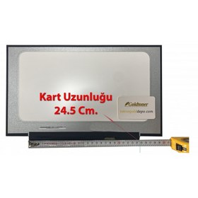 Resim 15.6 Kenarsız Slim Led Laptop Ekranı - Dar Kasa FullHD IPS - Kart Uzunluğu 245mm 