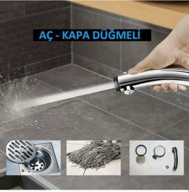 Resim Su Tasarruflu Duş Başlığı Aç Kapa Özellikli 3 Kademeli Su Akış Ayar Fonksiyonu Lisinya Çok Renkli 
