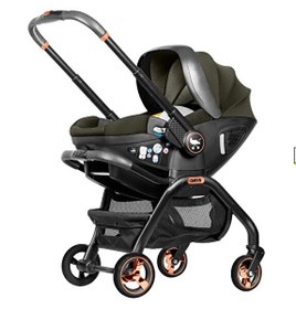 Resim Merkür Bebe Onyx 2'si 1 Arada Oto Koltuğu Bebek Arabası Yeşil 