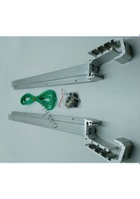 Resim Gökbin Çamaşır Kurutma Askılığı Alüminyum Kare Küpeşte Çamaşırlık Gri - Gümüş 