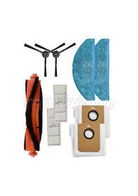 Resim Philips 300010186761 Uyumlu 9'lu Yedek Parça Seti Ana / Yan Fırça Mop Filtre Torba 