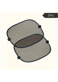 Resim Willowhaven 2 Adet Uv Koruma Ve Isı Azaltma Araç Güneşlikleri - Ayarlanabilir Emme Kupalı Mesh Güneş Perdesi 