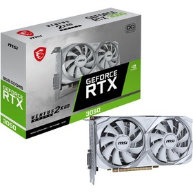 Resim Msı RTX3050 8gb Ventus 2x Whıte 8g Gddr6 128BIT HDMI DVI Dp Pcıe 16X V4.0 