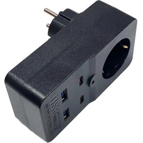 Resim Wınnboss 1 Soketli 2xusb+2xtype-C Akım Korumalı Priz 10A 2500W 