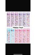 Resim happystoretr karakterli şerit sticker şerit karışık desenli sticker 