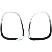 Resim Ximistore9 Bmw Mini Cooper F55/f56/f57 2014-2021 Arka Stop Lambası Gümüş Abs Çerçeve Seti 2 Parça 