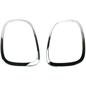 Resim Ximistore9 Bmw Mini Cooper F55/f56/f57 2014-2021 Arka Stop Lambası Gümüş Abs Çerçeve Seti 2 Parça 