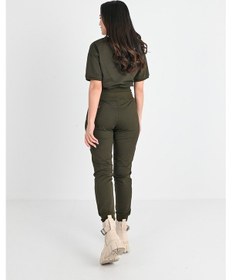 Resim Kadın Kısa Kollu Yazı Baskılı Eşofman Takımı 3763-23 001 