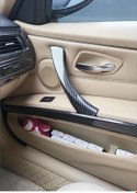 Resim Dashanshop Bmw 3 Serisi 2005-2012 E90 E91 E92 Sağ Direksiyon Siyah Karbon Fiber Kapı Kolu Seti 
