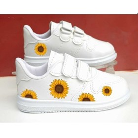 Resim Çiçek Baskılı Spor Ayakkabı Sneaker Özel Tasarım Kız Erkek Spor 