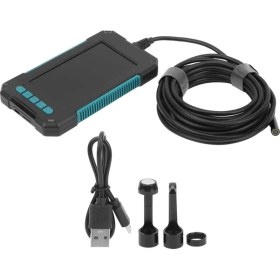 Resim Ayt Powermaster 10 Metre 8 mm Kablolu Hd 1080P Endeskop Yılan Kamera Çift Kameralı Hareketli Kendinden Ekranlı Endoskopik 