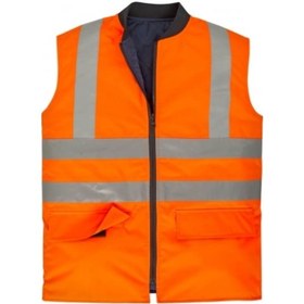 Resim İşmont Work Comfort Çift Taraflı Yelek Neon Turuncu 