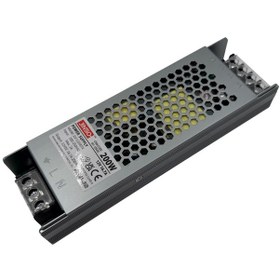 Resim Jinbo 200w 12v 16.7a Ip20 Slim Metal Kasa Iç Mekan Şerit Led Trafo Jlv-12200tk 