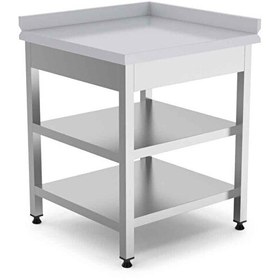 Resim Empero EMP.KTTA.7070-L Köşe Tezgahı Alt-Ara Raflı Sol 70x70x85 CM 