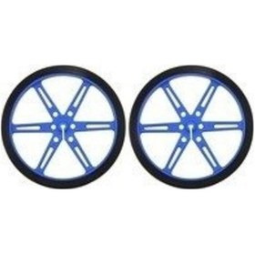 Resim Fapatech Tekerlek Çifti 70x8mm, Mavi 